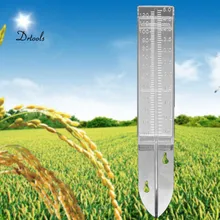 Садовые инструменты для дома на открытом воздухе, садовый измеритель дождевой воды, заостренный пластик, измерение дождевой воды, двойная шкала 120 мл 5”