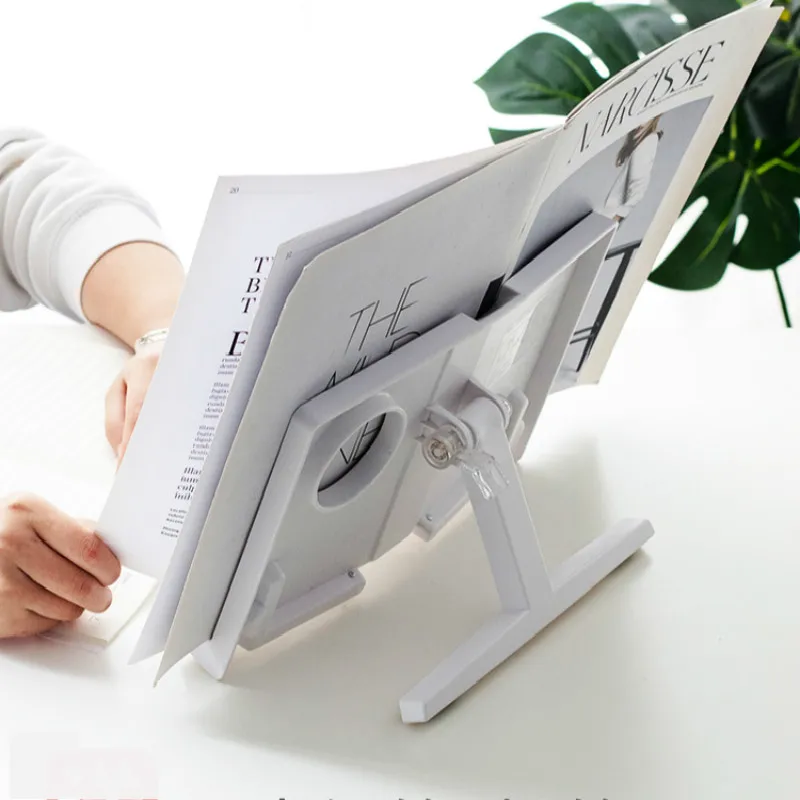 Reading Book Rack School Students Simple Book Holder Adjustable Multi-function Music Stand Textbook Bookends Desk Organizer iron bookends desk organizer metal book stand storage simple adult student book holder creative modern bookshelf school office