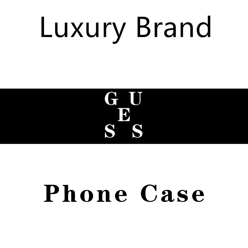 

HPCHCJHM Fashion Trend GUESS DIY Luxury Phone Case for Samsung S20 plus Ultra S6 S7 edge S8 S9 plus S10 5G case