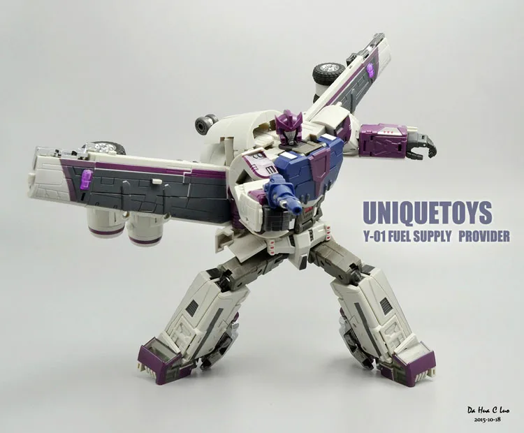 Уникальные игрушки UT Y-01 Y01 трансформация октановый тройной Changers G1 поставщик топлива фигурка робота игрушки