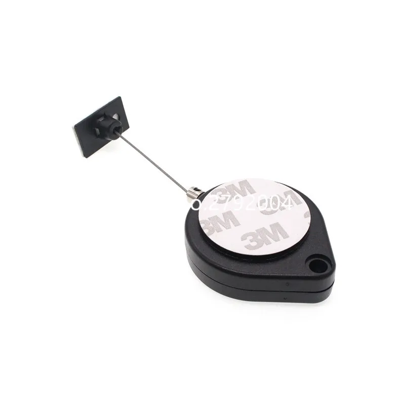50pcs/lot Round wire take-up box, automatic wire rope reel box, display anti-theft cable telescopic easy-pull pull cord