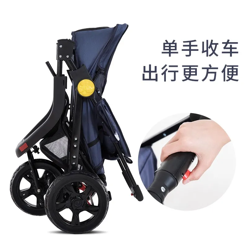 Большая складная коляска для питомцев, собак, кошек, собак, клетка для ...