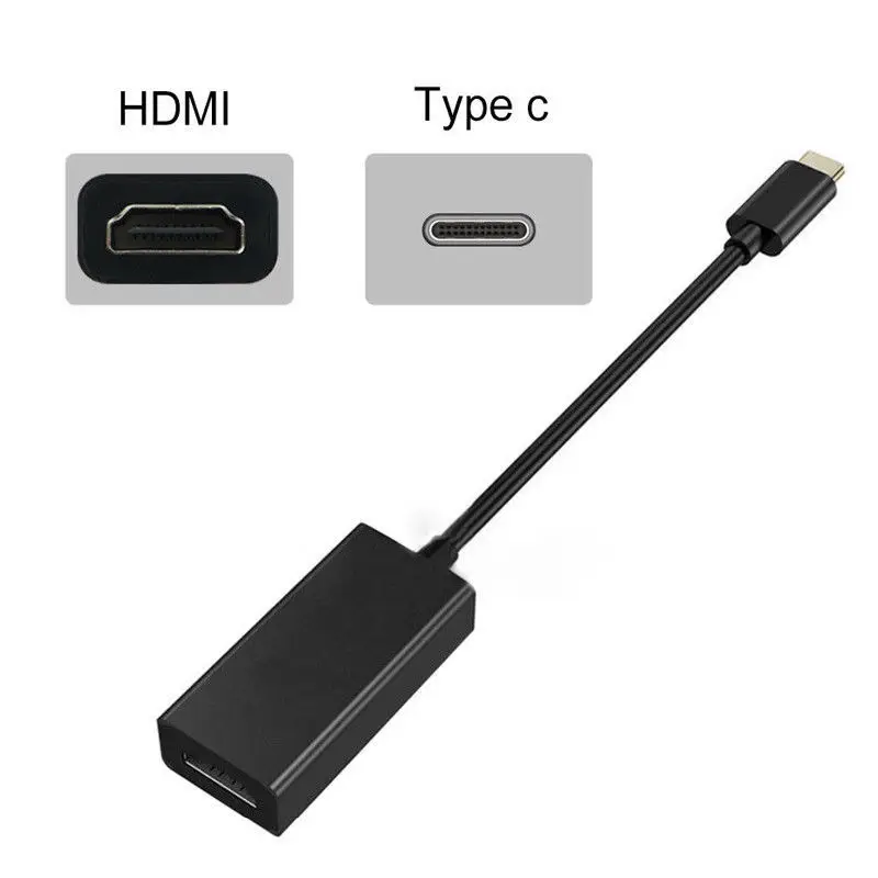 USB C type C к HDMI адаптер 3,1 штекер к HDMI Женский кабель адаптер конвертер для samsung S9/8 Plus htc HUAWEI LG G8