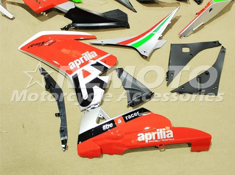 Полный мотоцикл полный комплект обтекателя для Aprilia RSV4 1000 2010 2011 2012 2013 АБС-пластик прохладный стиль
