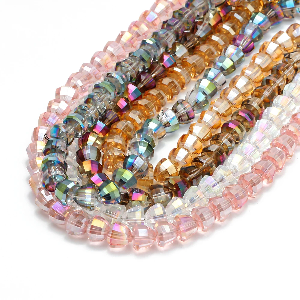 Разноцветные бусины-разделители MEIBEADS 10 шт./лот стеклянные бусины подходят для