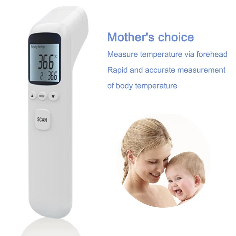 

Hot Handheld Infrared Thermometer Forehead Body Temperature Meter Measuring LCD Display Baby/Adult sy998