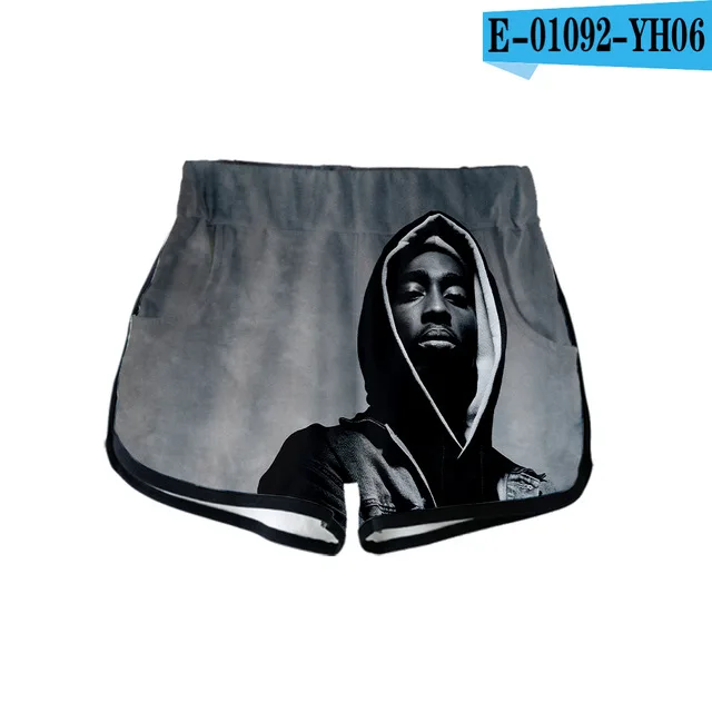 3ddk-15 Новинка, рэппер 2pac, 3D принт, летняя женская одежда, повседневная, Harajuku, милые, для девушек, горячая Распродажа, сексуальные шорты размера плюс - Цвет: 3ddk-15