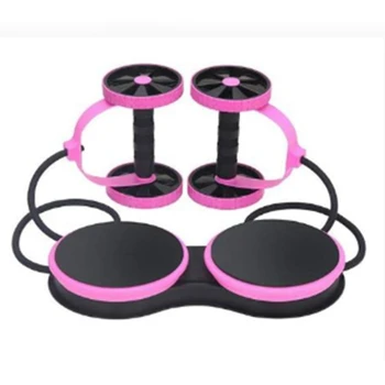 

Ab Wheel Exercise Fitness Equipment - 5-In-1 Multi-Functional Core Ab Workout Abdominal Wheel Machine - Ab Roller Home Gym Equip