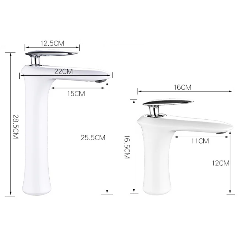 3color European Brass Creative Heightenin Faucet Balcony Bathroom Wash Basin Hot And Cold Water Mixing Tap Counter Basin Bibcock