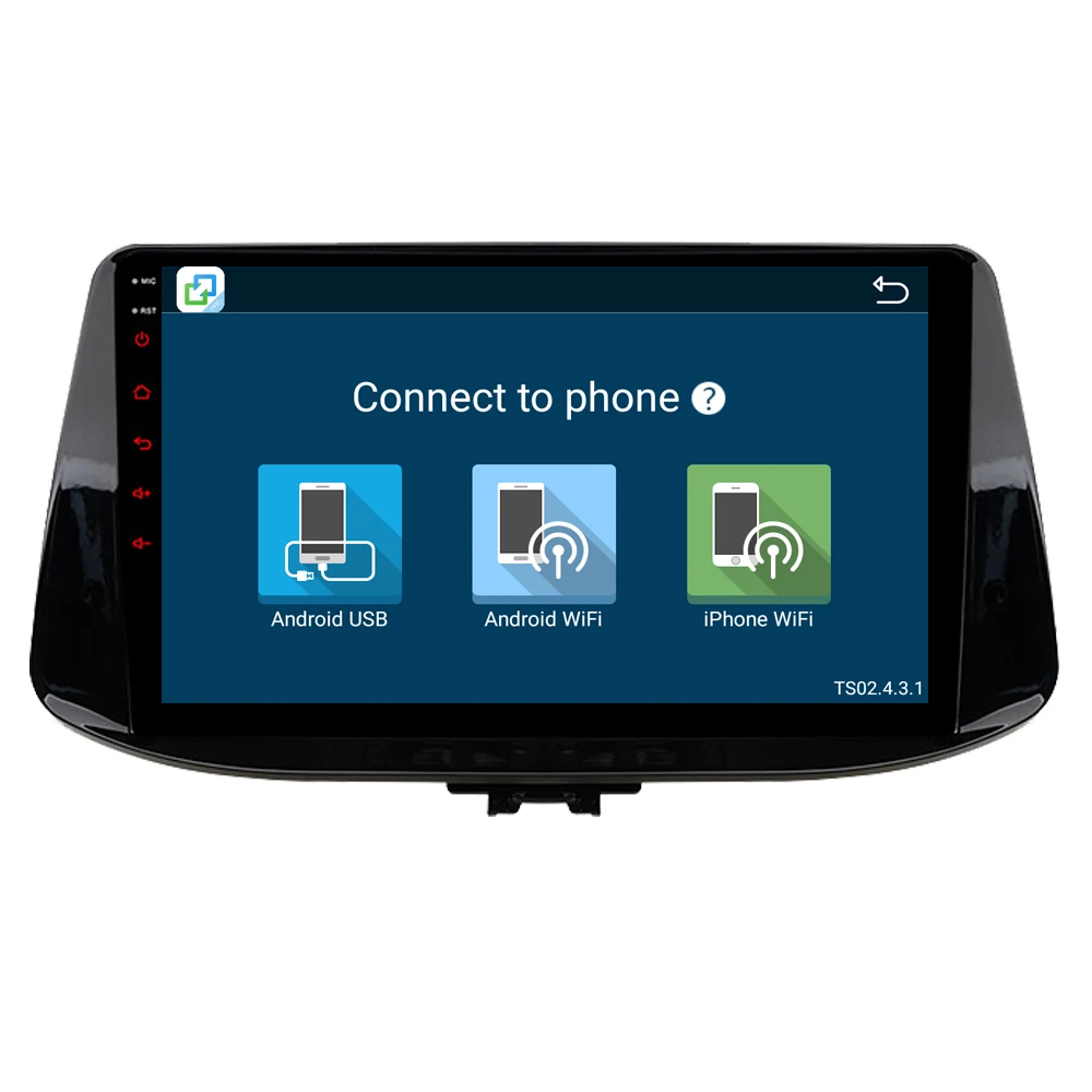 Автомагнитола RoverOne Android 10 Восьмиядерный процессор I30 GPS для Hyundai 2017 сенсорный