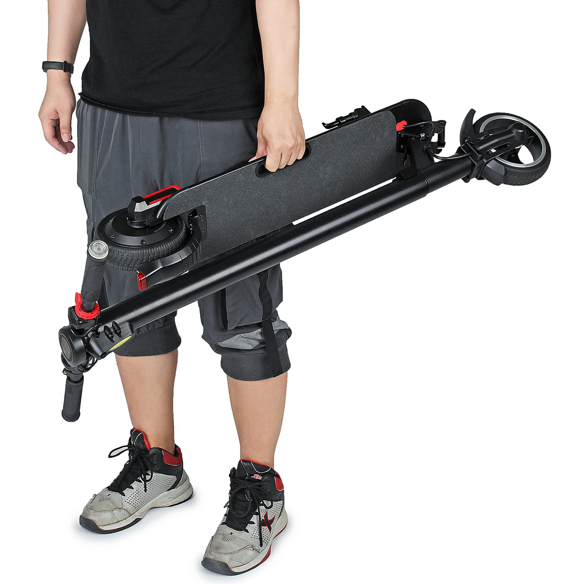 Cheap New Adult Electric Scooter Bike Smart Folding Electric Long Board Hover Board Skateboard Electric Bicycle With LED Light 2 Wheel 2