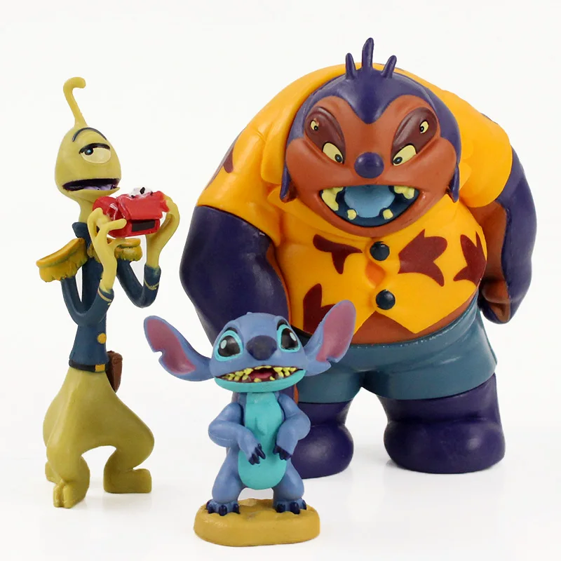 4pcs/lot 3-4CM Cool Lilo and Stitch Toys Cartoon Movie Stitch Model Mi -  Supply Epic