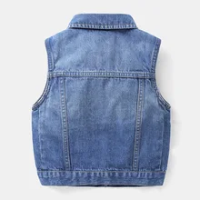 Весенняя одежда для маленьких детей, Детский кардиган, модная куртка в Корейском стиле для мальчиков 1-3 лет, жилет, пальто