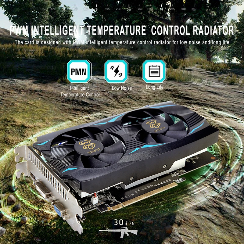 Для GeForce GTX 750TI 4 Гб D5 для видеокарты NVIDIA GTX750Ti 4 ГБ GDDR5 128 бит PCI-E X16 3,0 видеокарты для настольного компьютера и игр