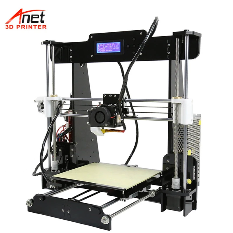 

Anet A8L 3D Printer With 2004 LCD Auto Hot Bed Leveling Low Noisy High Precision Offline Printing 3D DIY Kit Printer