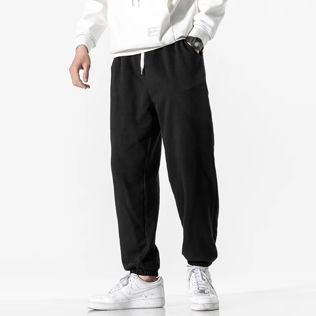 US $23.97 Men's casual pants 2020 spring new solid color loose solid color sports casual pants youth personal