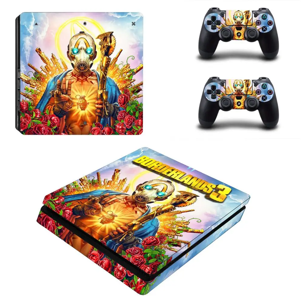 

Game Borderlands 3 PS4 Slim Skin Sticker Decal for Sony PlayStation 4 Console and Controller PS4 Slim Skin Sticker Skin Vinyl