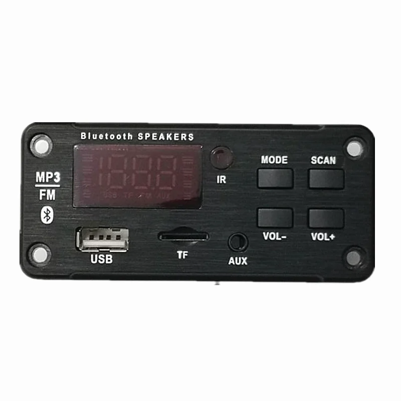 Новейший беспроводной Bluetooth 12 в MP3 WMA декодер доска аудио модуль Поддержка USB TF AUX FM аудио радио модуль для автомобиля аксессуары