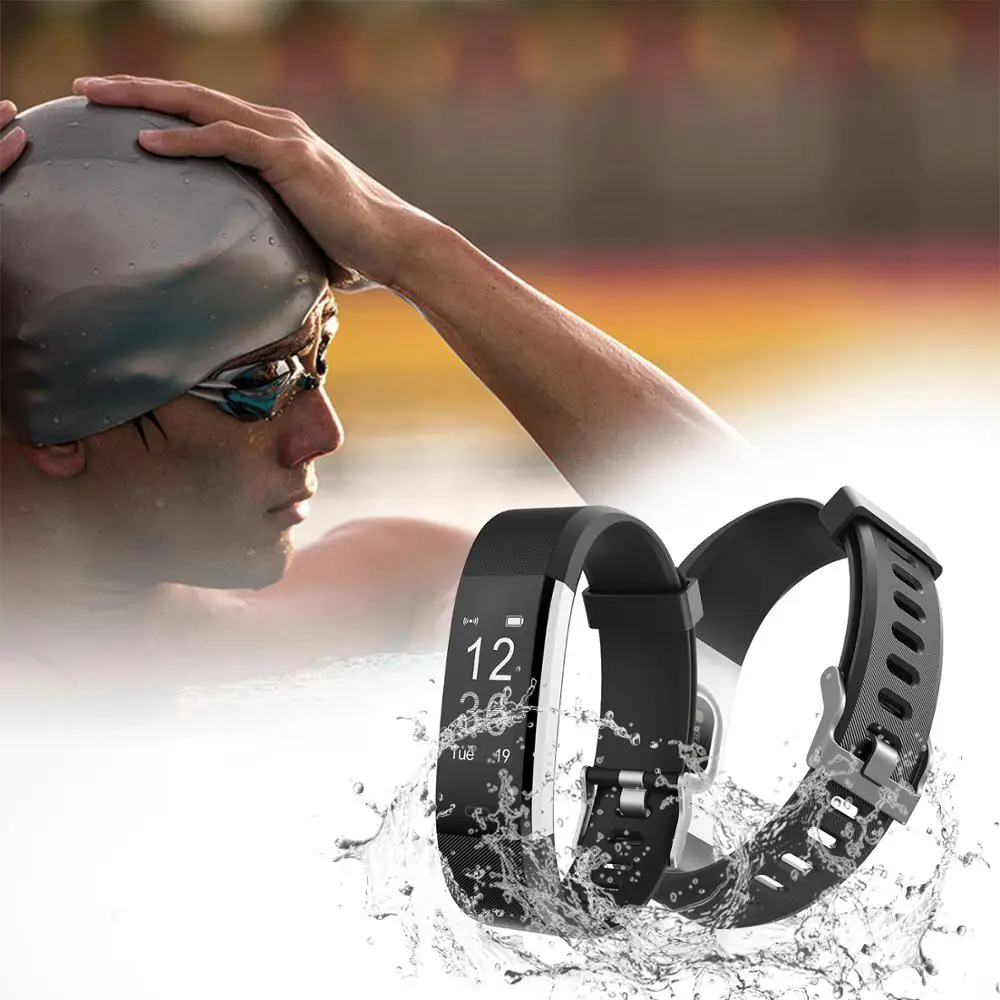 Fitness Tracker Waterproof Smart Bracelet Vibrating Alarm Clock Smart Fitness Watch Sports Wristband For Android IOS Smart Watch