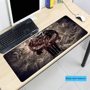 

Skull Large size XL 900*400*4mm keyboard mat Desk Mat computer game tablet gaming mouse pad for professional gamer