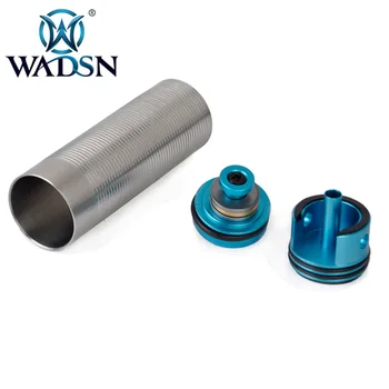 

WADSN 3PCS/SET Tactical Silent Bearing Piston Head & CNC Aluminum Alloy Cylinder Head For Airsoft AEG Gearbox Ver 2/3 FB05010
