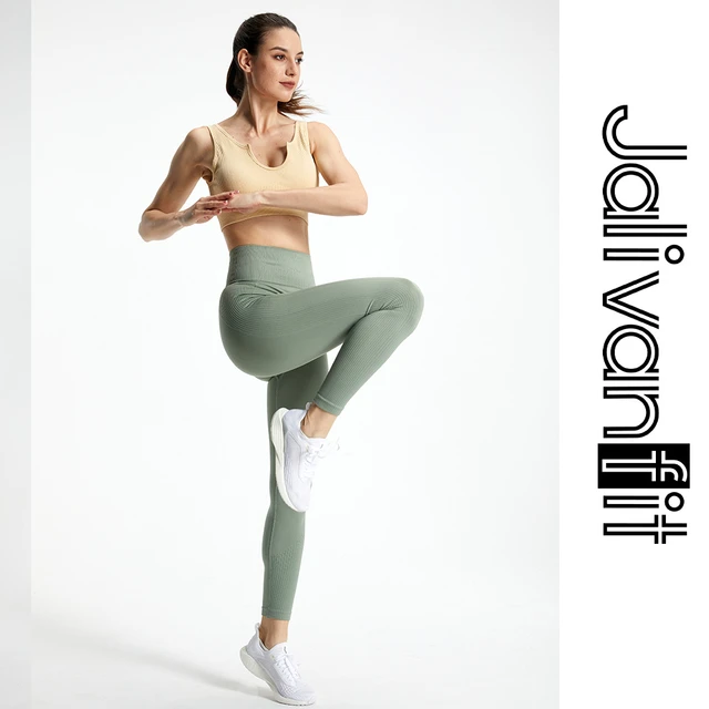 Mallas de entrenamiento Suavidad sin costuras Tope de burbuja Push Up  Control de barriga Medias activas, Mode de Mujer