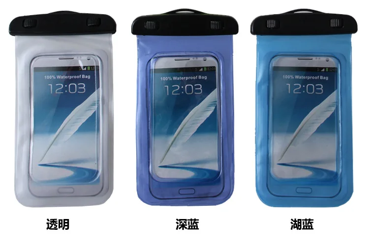 Surfing Drifting Swimming Snorkeling Buckle Mobile Phone Sealed Waterproof Bag Apple SAMSUNG Waterproof Bag Wholesale Waterproof