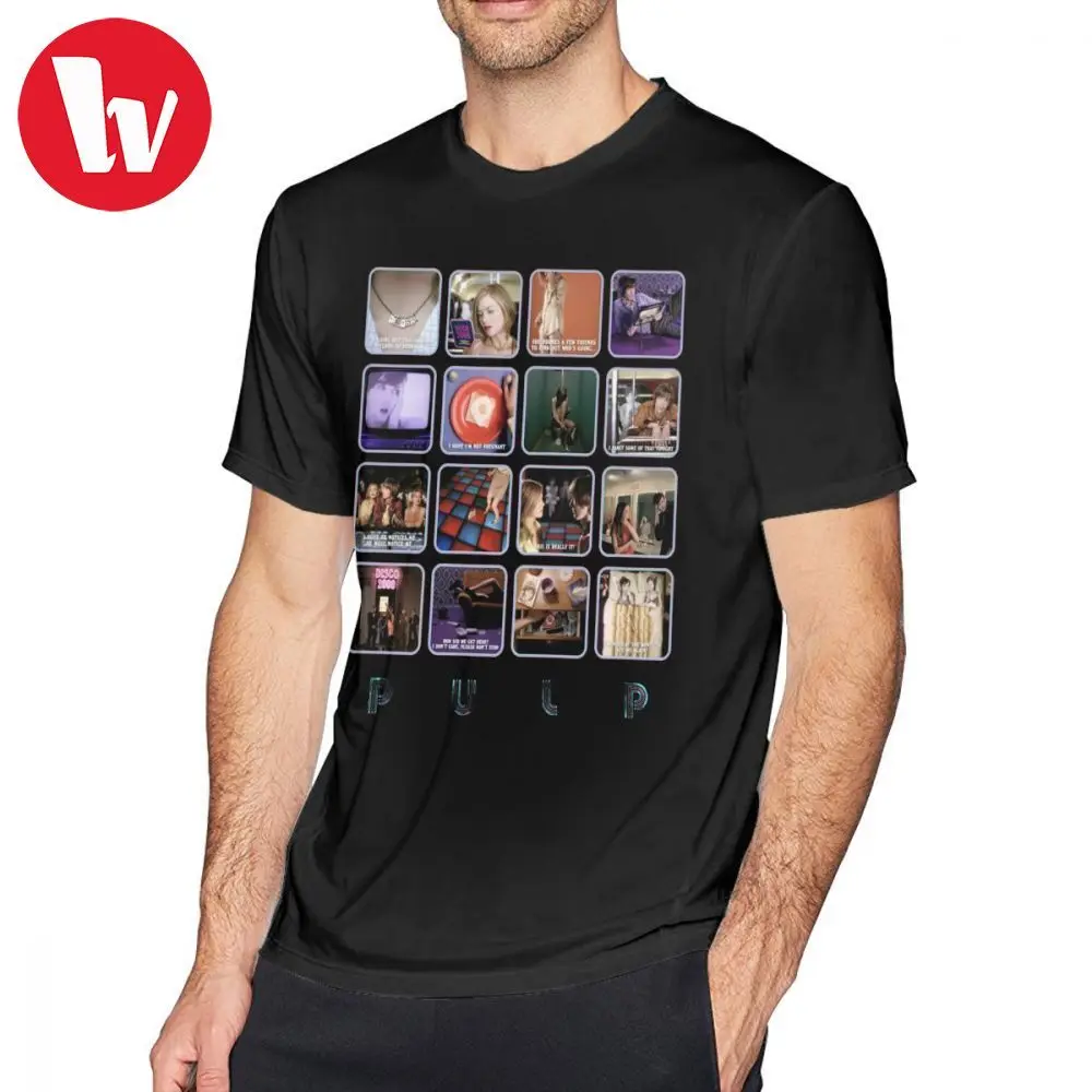Blur T Shirt Pulp Disco 2000 футболка 100 хлопок с принтом короткий рукав большая мужская мода