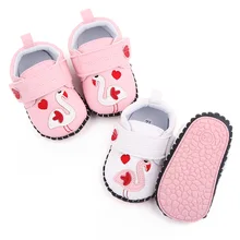 Chaussures rétro en cuir multicolore pour bébé, semelle en caoutchouc, antidérapantes, pour les premiers pas du nouveau né, garçon et fille