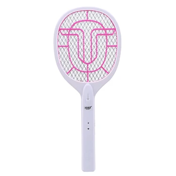 

Handheld Detachable Battery Safe 3 Layer Net Home Racket Convenient Led USB Rechargable Powerful Fly Swatter Mosquito Killer ABS