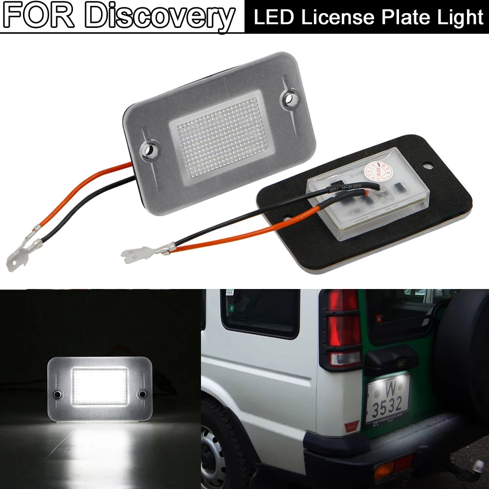 2 Pezzi Senza Errori Led Bianco Luce Targa Lampada Targa Per Land Rover Discovery 1 1994-1999 Per Discovery 2 1999-2004