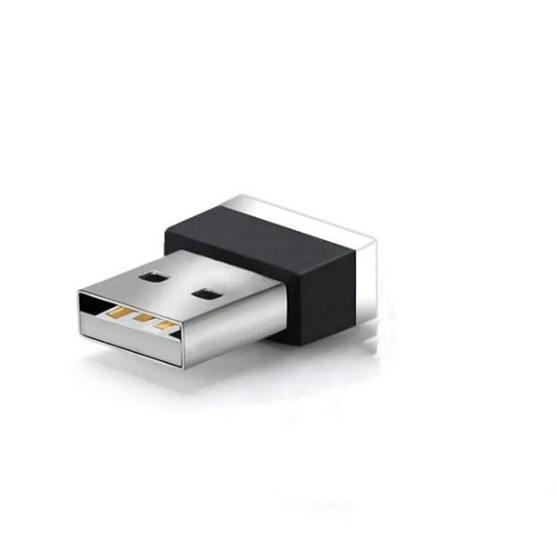 1 шт. Автомобильный USB светодиодный декоративный светильник аварийное освещение