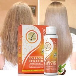 Keratin Professional Shampoo Hair Scalp Treatment Collagen Repair Damage Straighten Conditioner Moisturizing Natural Hair Care