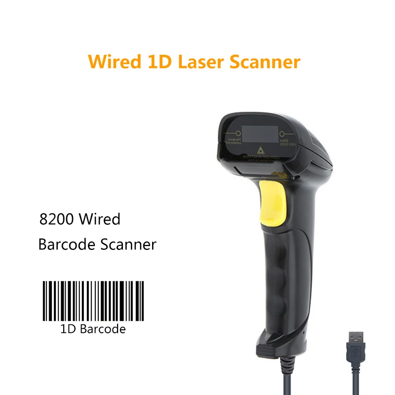 

Wireless Laser Barcode Portable Scanner Wired Bar code Scanner Handheld 1D/2D QR Bar code Reader CCD Scanner with storage