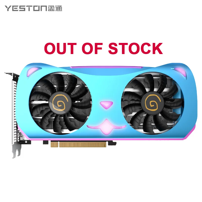 Видеокарта Yeston Radeon RX5600XT 6G D6 MA внешняя графическая карта 6 ГБ/192 бит/GDDR6 7 нм игровой
