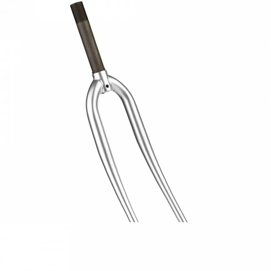 Fork 28 &quotrigid steel silver gray/110024 novasport Convenient travel Lightweight Durable Bicycle Accessories Reliable Sports Competitions Outdoor