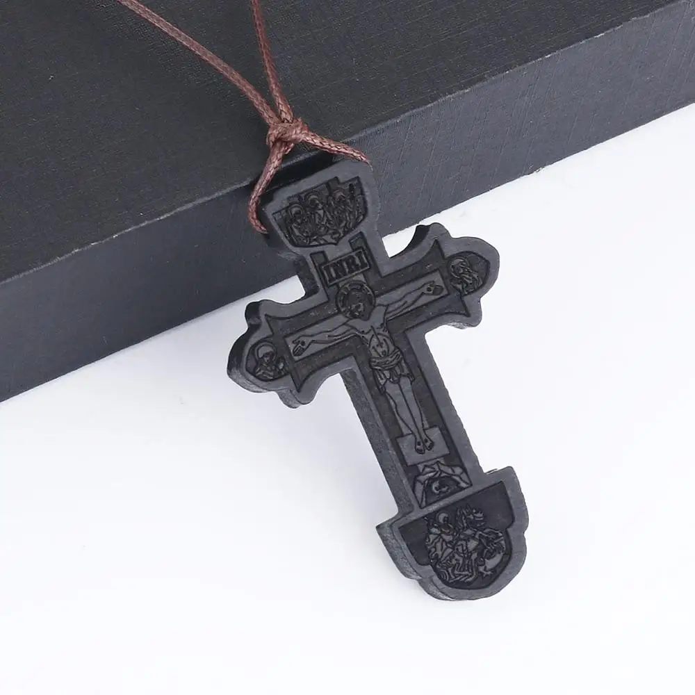 Orthodox Crucifix Jesus Pendant 