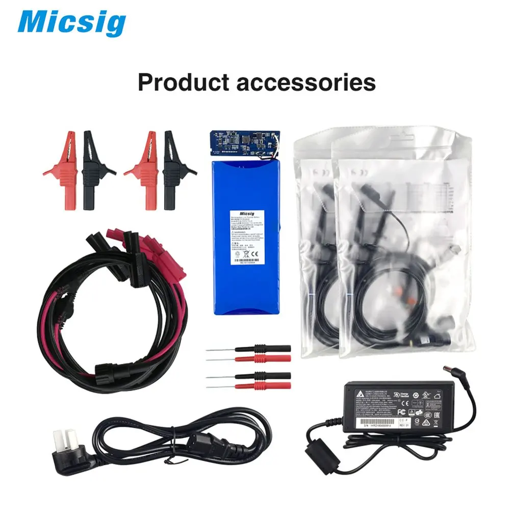 Micsig ATO1102 автомобильный планшет осциллограф сенсорный 100 МГц 2CH 1GSa 28Mpt