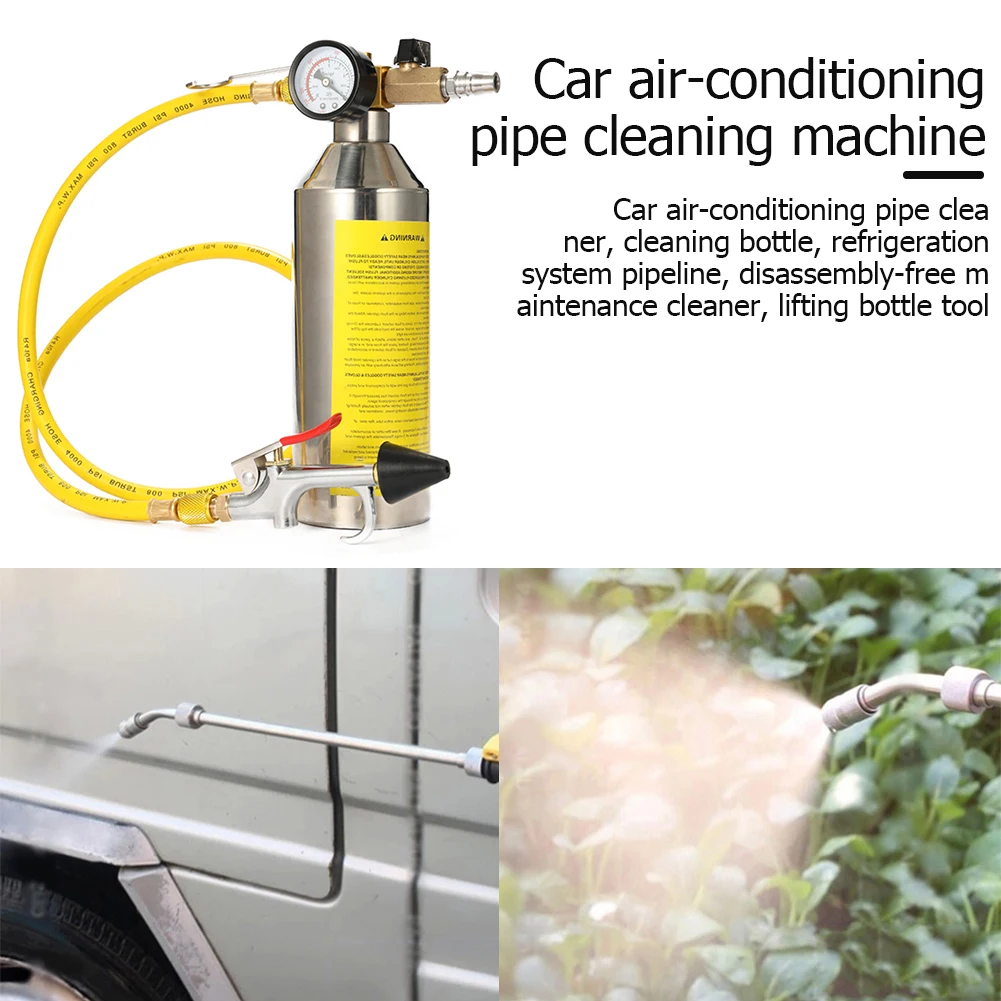 Car Air Conditioning Tube Cleaner A / C Bottle Kits Clean Tool Non