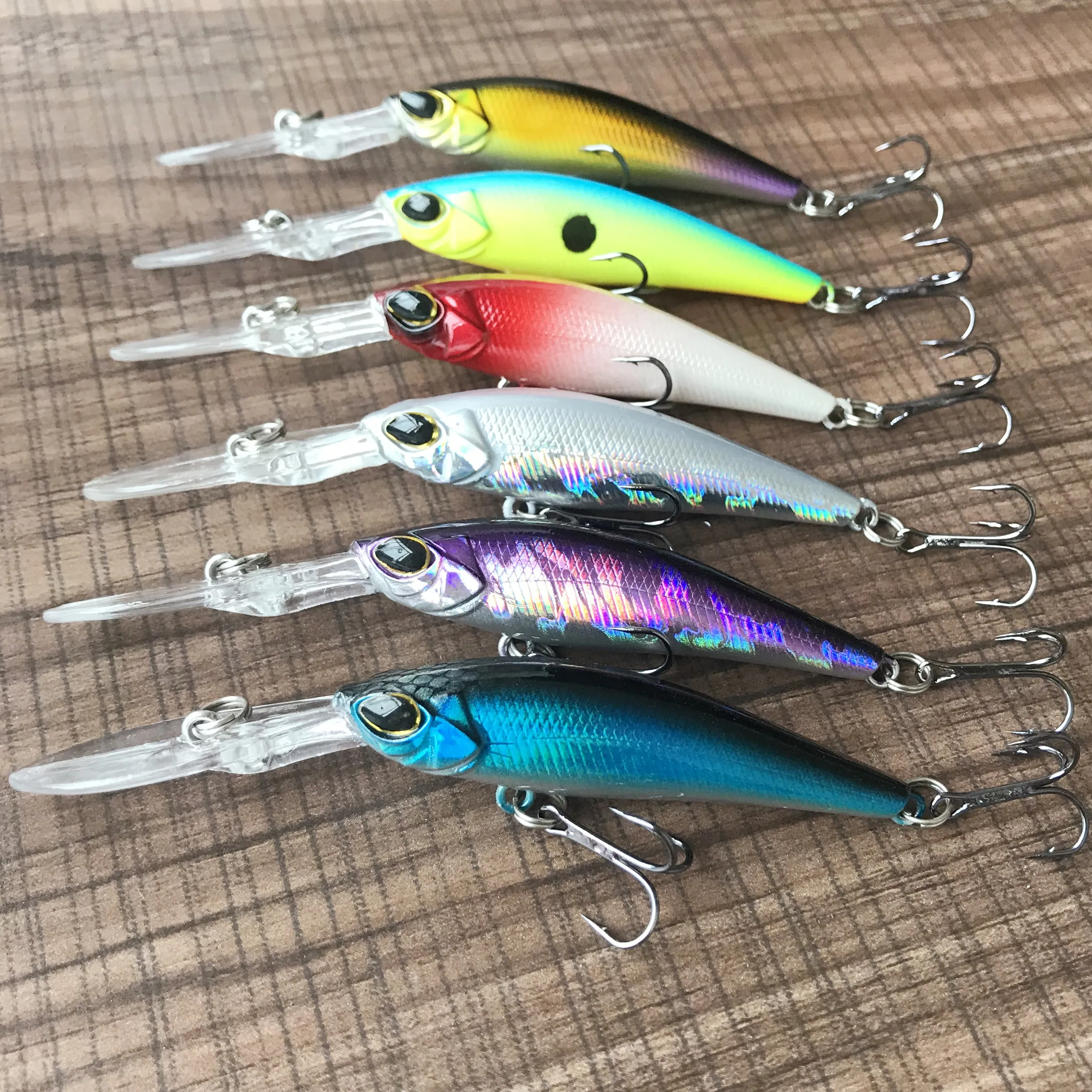 Description Picture 3 of item1Pcs Floating Minnow Fishing Lure Wobblers 9cm 5.8g Artificial plastic Hard Bait Crankbait Bass Pike Jerkbait Fishing Tackle