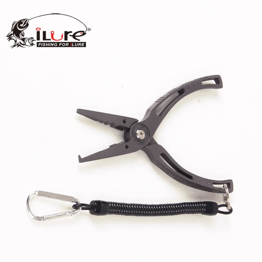

Anti-Corrosion Titanium Alloy One-piece Forceps Shear Line Hook Muti_function Clamp Fishing Tool yu qian