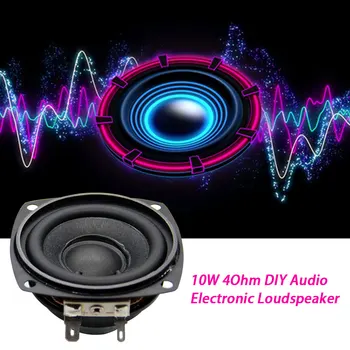 

Black 2.5 Inches Diameter Bass Round Shape 10W 4Ohm Rubber Magnetic Small Horn Electronic Loudspeaker Full Range DIY Audio Mini