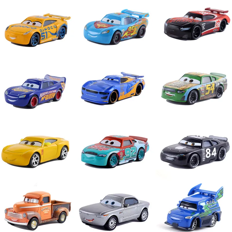 

Cars Disney Pixar Cars 3 Lightning McQueen 39 Styles Pixar Cars 2 Mater Metal Diecast Toy Cars Children Christmas gifts