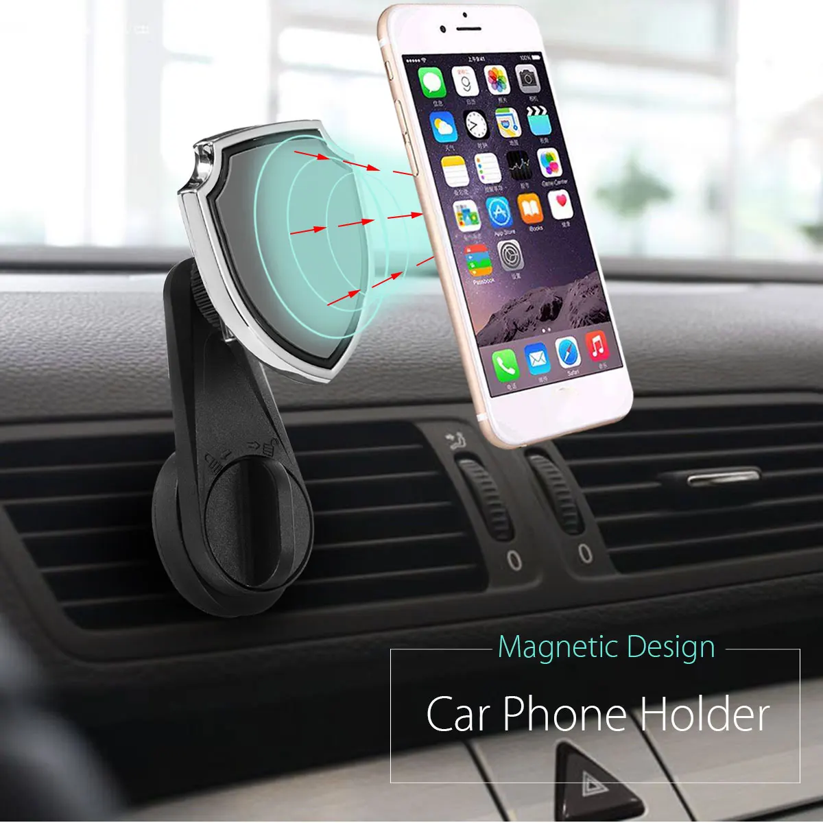 Car Phone Holder Magnetic Car  Vent Phone Mount Magnet  Phone Car Holder For Cell Phone Car Mount Holder