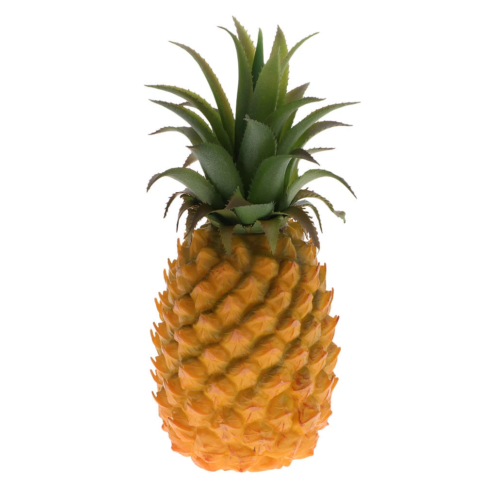 Artificial Fake Pineapple Fruit Home Kitchen Cabinet Window Table Display