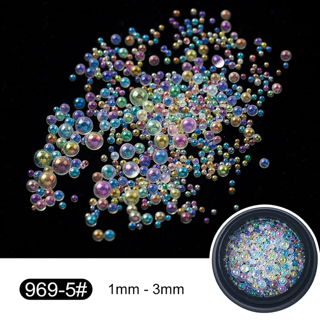 3D New nail decoration, three-dimensional half pearl, pearl,, decoration DIY beauty and nail products, DIY, various sizes 969-5