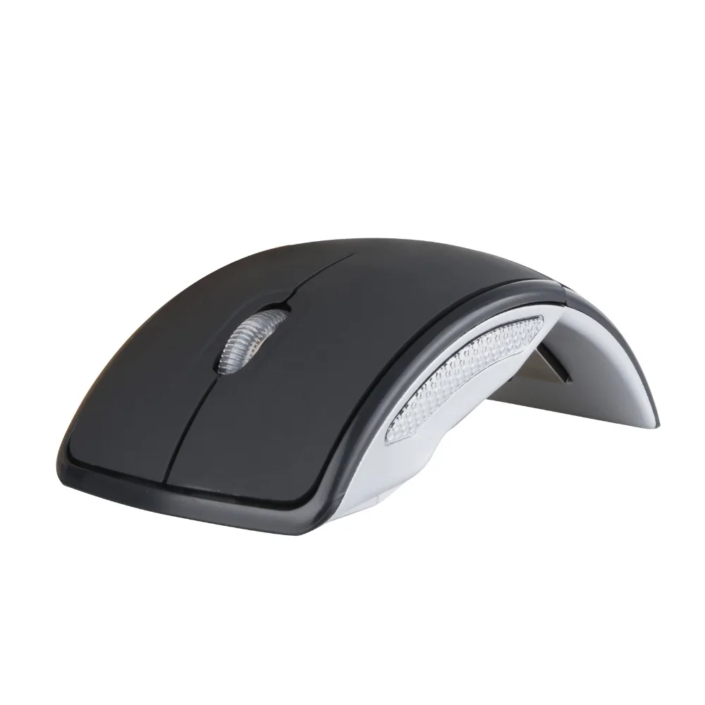 Беспроводная мышь, компьютерная, Bluetooth, оптическая, складная, Arc mouse, Snap-in, трансивер 2,4 ГГц для ноутбука, ноутбука, ПК