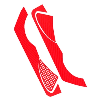 

beler 2pcs Red Car Door Anti Kick Scratch Sticker Cover Trim Fit For Chevrolet Camaro 2017+