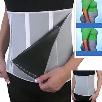 

Men's Adjustable Slimming Waist Belt Burn Belly Fitness Body Fat Burner Shaper Body Shaper Waist Trainer Tummy Control Belt