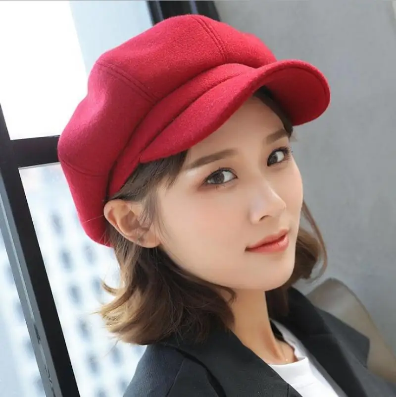 Women’s & Men’s Wool Newsboy Cap 5